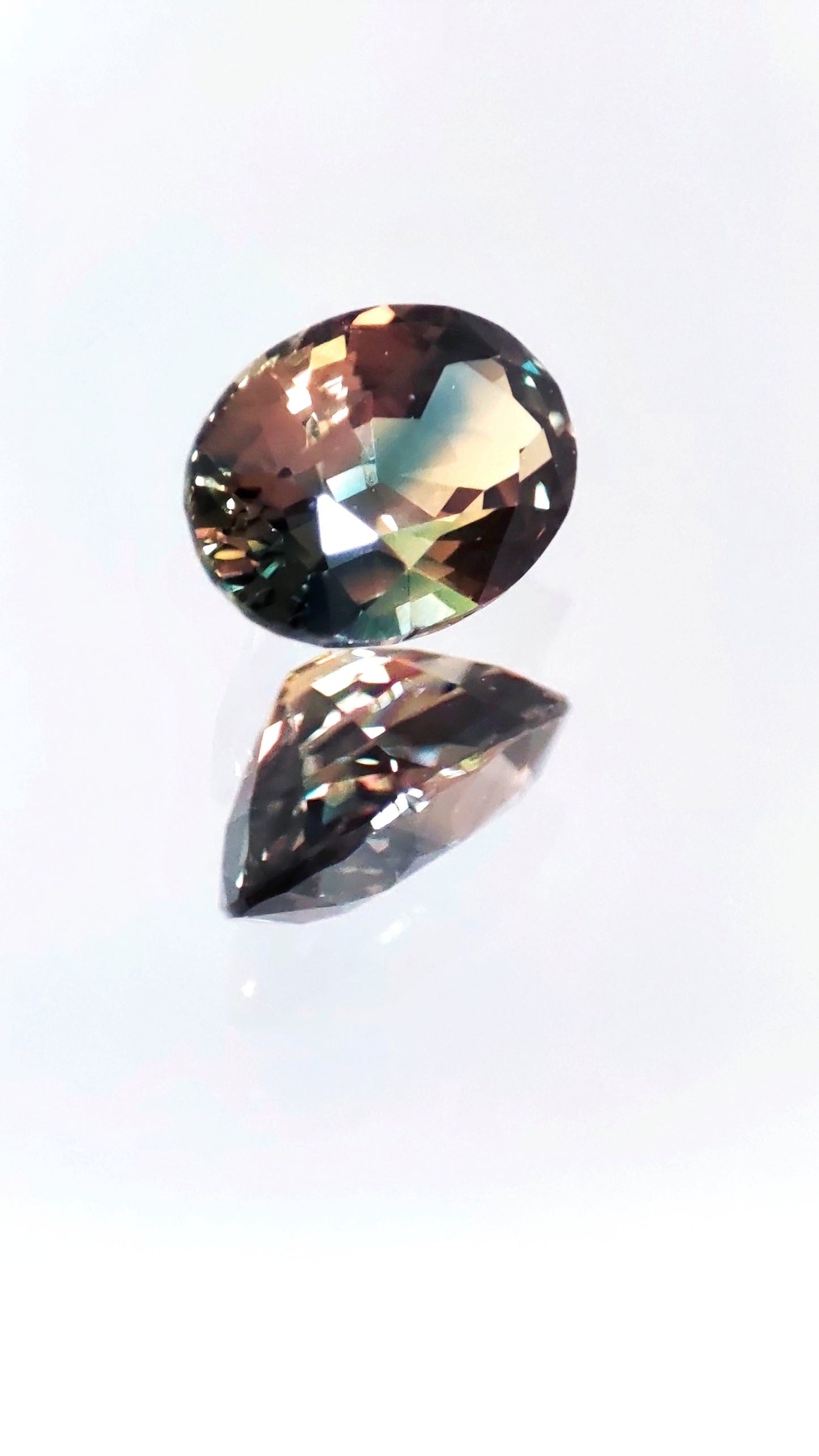 The Earth's Masterpiece: A Captivating 2.09ct Bi-Color Sapphire